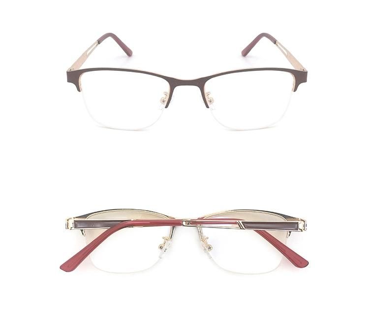 High Quality Stainless Steel Fashion Cat Eye Metal Optical Glasses Eyeglass Frames