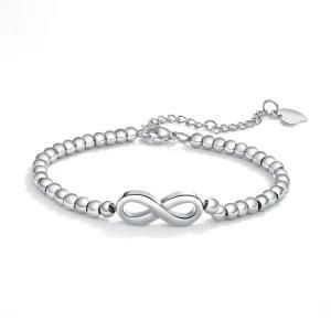 Fashion Infinite Love &#160; Adjustable Stainless Steel Women Bracelet