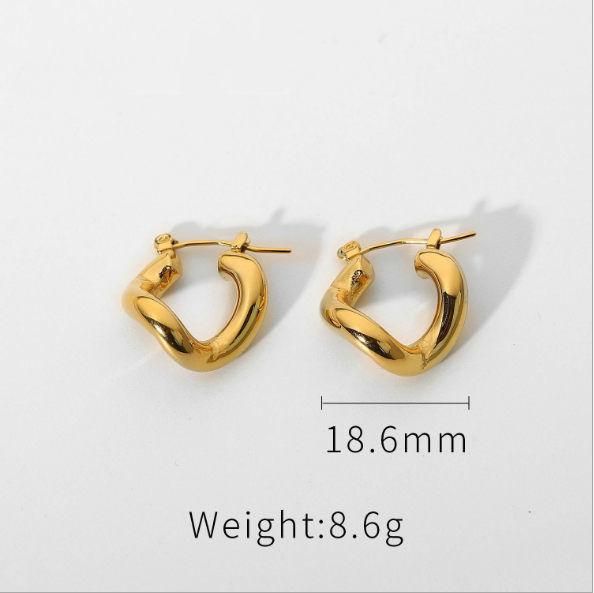 Manufacturer Custom High Quality Jewelry Stainless Steel Hoop Earrings, New Arrivals Christmas Earring Set, Funky Earrings