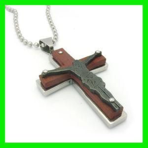 Small Wood Cross Pendant (TPSP128)