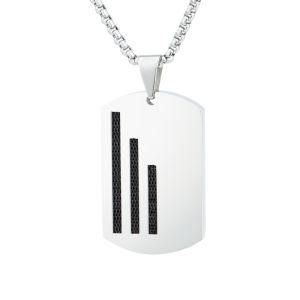 Stainless Steel Army Brand Pendant Necklace