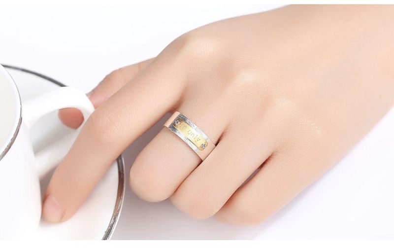 Custom New Fashion Sterling Sliver Ring for Women
