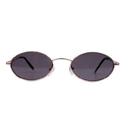 2018 Oval Shape Fashion Metal Sunglasses