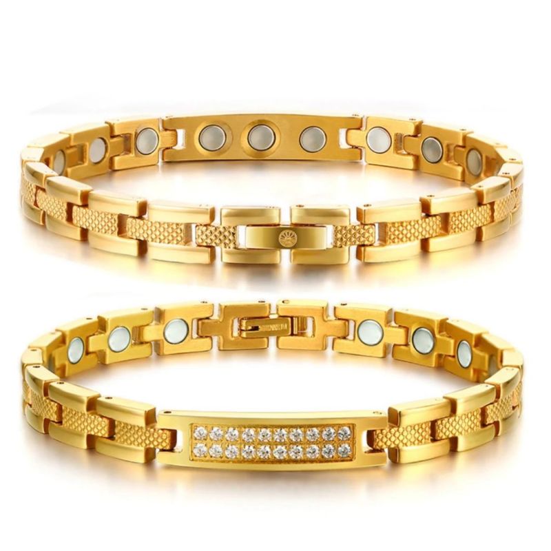 Stainless Steel Leather Bracelet Men′ S Ultra-Fine Leather Rhinestone Curved Bracelet Fashion Jewelry Bracelet