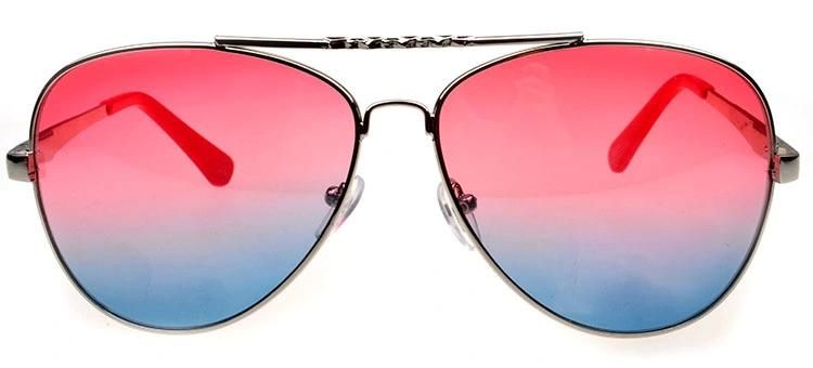 New Classic Spring Hinge Colored Ocean Lens Sunglass
