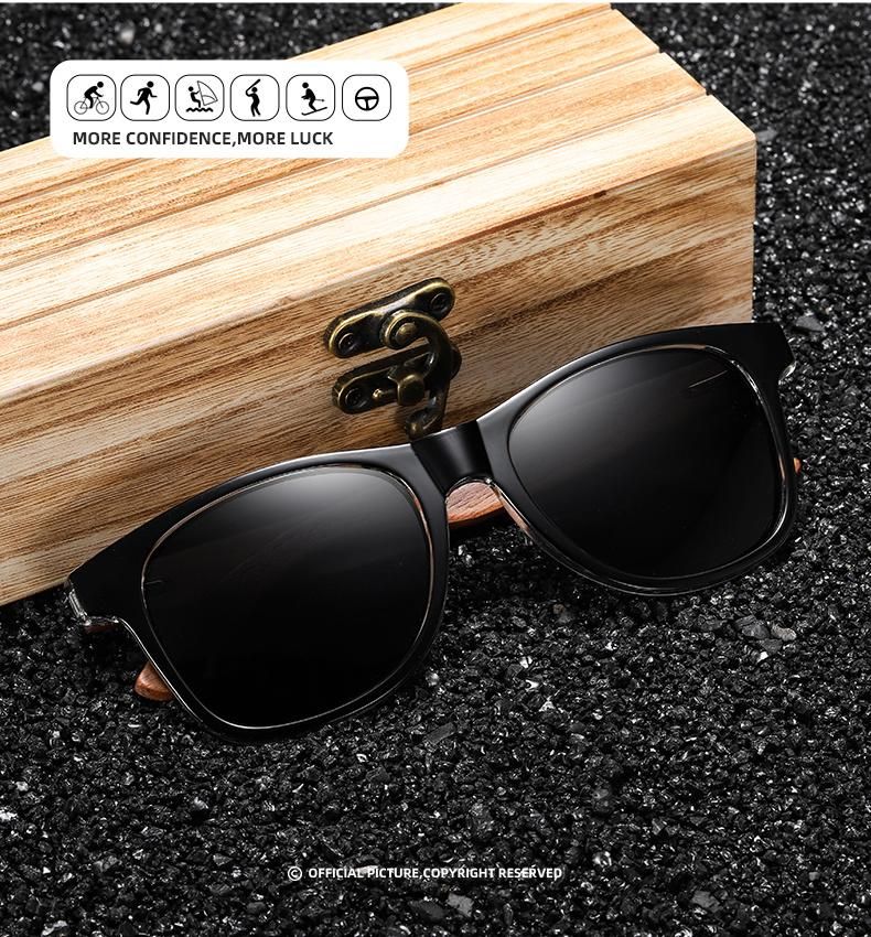 Fashion Glasses Sunglasses Unisex Custom Polarized Wood High Quality Sun Glasses Sunglasses