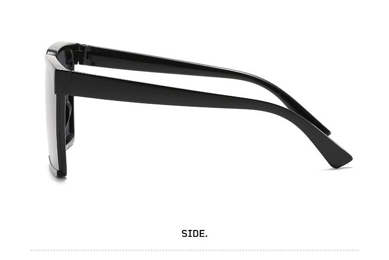 Gradient Color Sunglasses Korean Style Trendy One-Piece Big Frame Sunglasses Women Bright Black Fashion Sunglasses Net Red Same Sunglasses