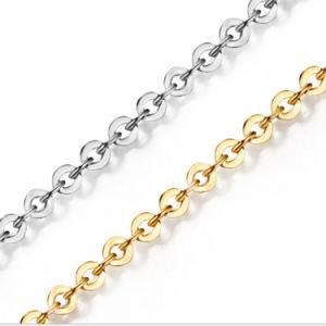Fashion Italy Made Jewelry 925 Sterling Silver Rolo Chain