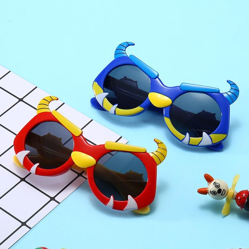 Children′ S Colorful Sun Glasses UV Protection Glasses Boys Girls Personalized Comfortable Eyeglasses Baby Kids Sunglasses