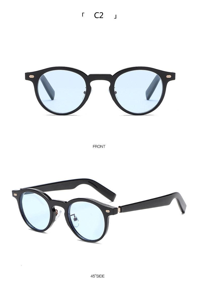 2022 Hot Selling Wholesale Cheap Sun Glasses China Factory High Quality Shades Retro Fashion Round Sunglasses