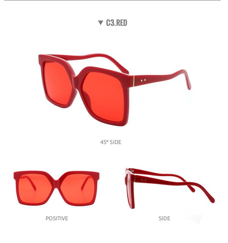 2022 Trendy Luxury Large Square UV Protction Vintage Leopard Design Sunglasses for Unisex