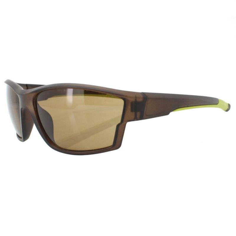 2020 Light Crystal Brown Sports Sunglasses
