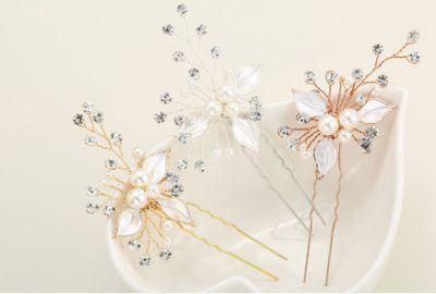 Bridal Wedding Elegant Crystal Hair Pin Hair Stick Headpiece