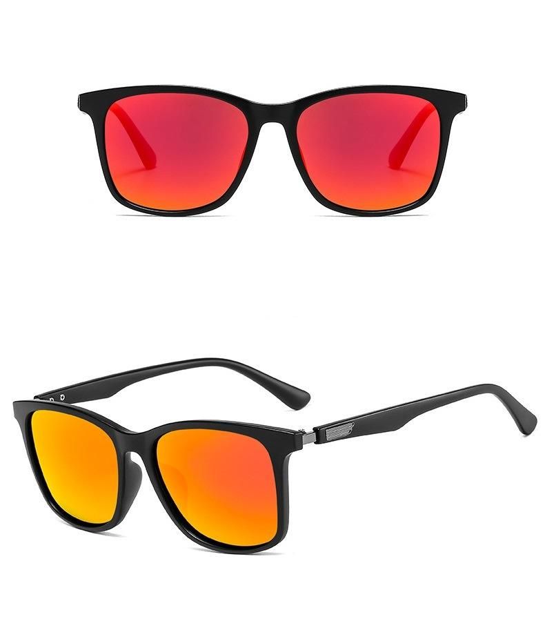 New Retro Men Tr90 Frame Polarized Sunglasses