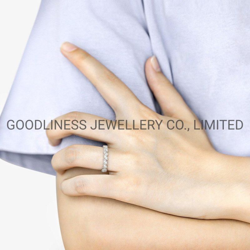 925 Sterling Silver Women Wedding Jewelry Leaves CZ Rings