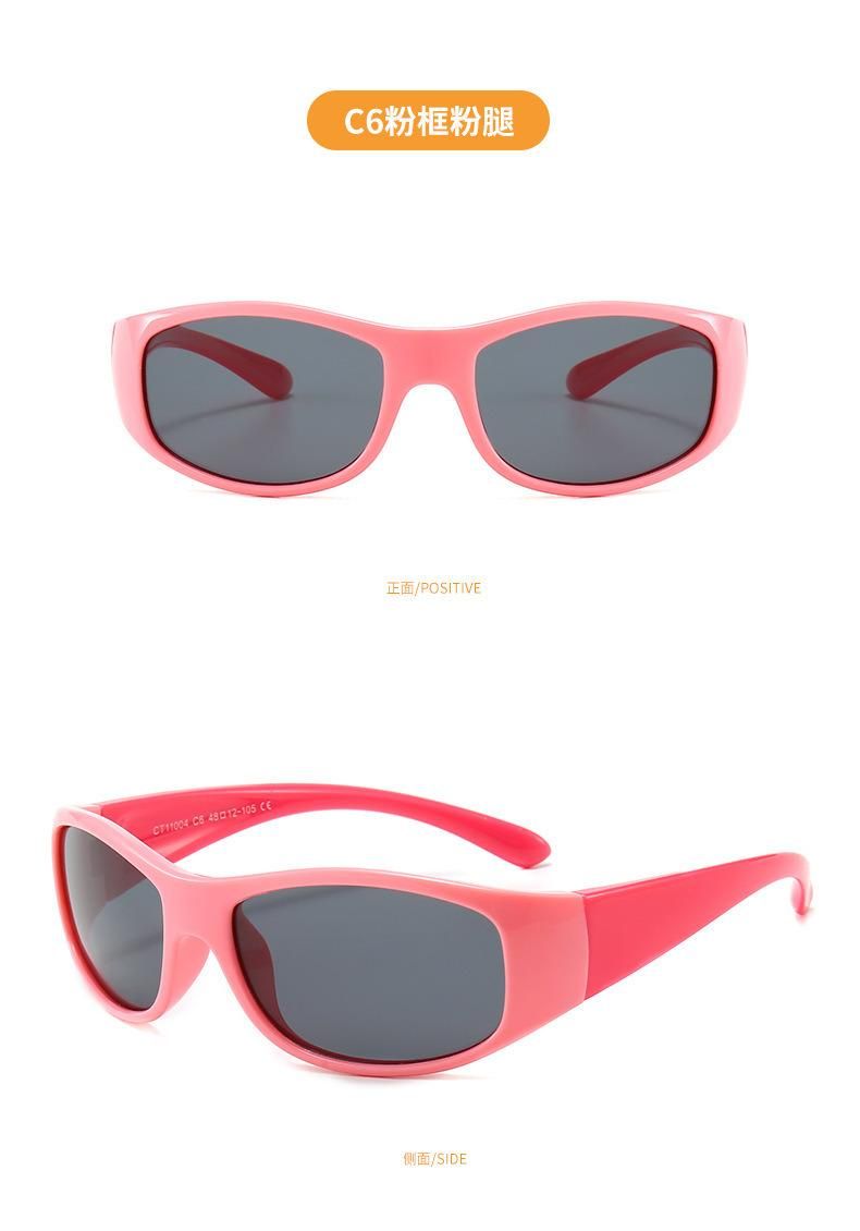 2022 Superhot Colorful Kids Outdoor Tac Polarized UV400 Blocking Sunglasses Light Weight Children Sports Outdoor Sunglasses