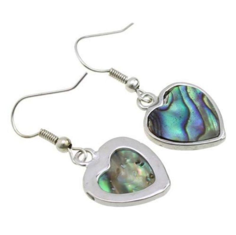 Abalone Shell Gemstone Earring Party Wear 925 Sterling Silver Earrings Handmade Jewelry Wholesaler
