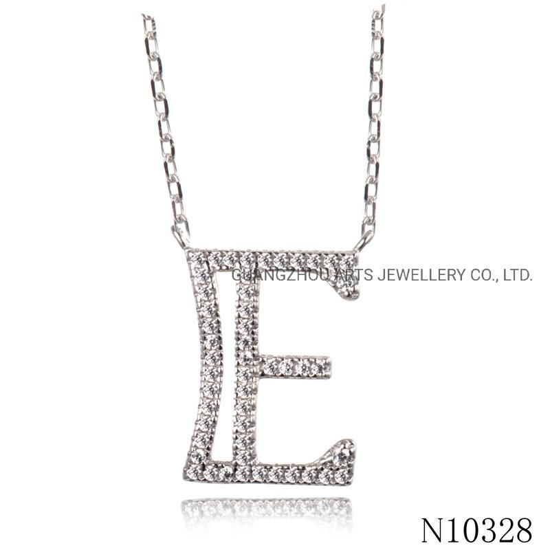 Alphabet Silver Hotsale Jewelry Initial Pendant Necklace