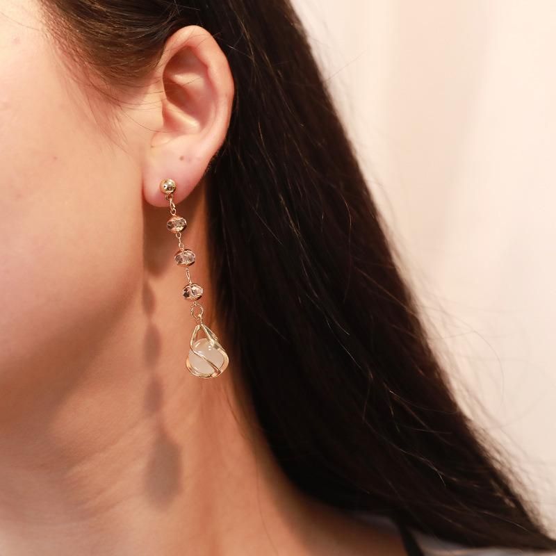 Korean Style Retro Fashion Female Long Earrings