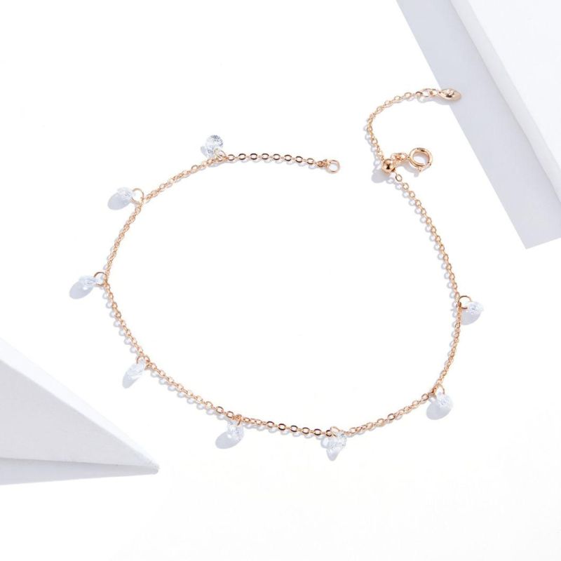 Fashion Initial a Gold Plated Anklet