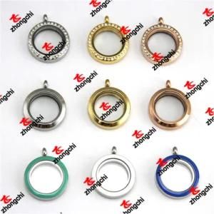 Wholesale 25mm Stainless Steel Magnets Glass Floats Story Lockets (LDD60128)