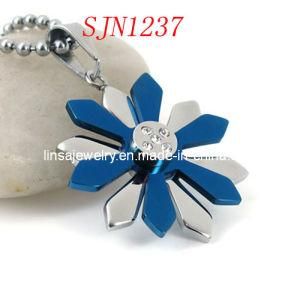 2013 Fashion Flower Design Stainless Steel Pendant Jewelry (SJN1237)