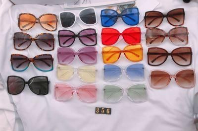 2021 Newest Design Oversize Glasses Sunglasses Summer Fashion Ladies Large Frame Sunglasses Transparent Frame UV Sunglasses