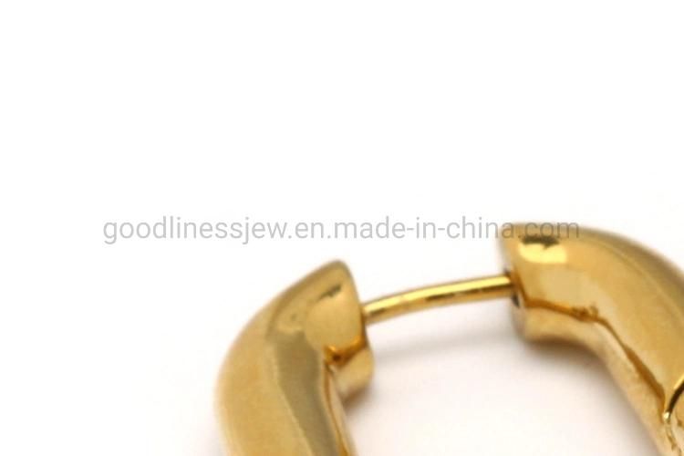 Wholesale Fashion Designer Square Copper Hoop Earrings Jewelry