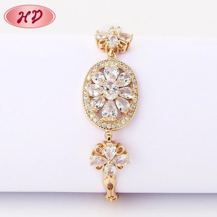 Wholesale Zircon Brass 2020 Fashion Braided Bracelets with Zircon Stone