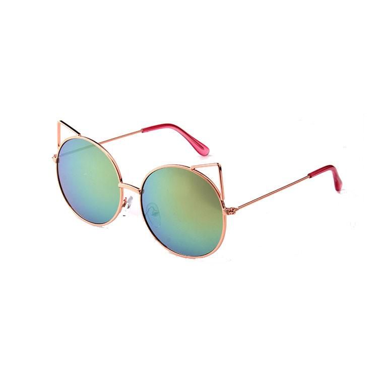 Cat Design Children Sunglass Metal