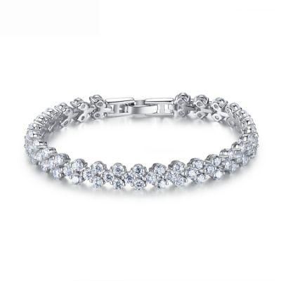 Luxury Jewelry AAA+ Cubic Zircon Bangle Bracelet