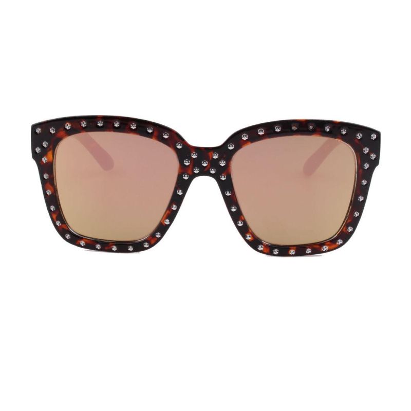2018 Factory Directly Square Shape Sunglasses with Ball Decoration