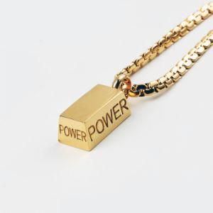 2018 Fashion Jewelry pendant Titanium Steel Men Power Necklace