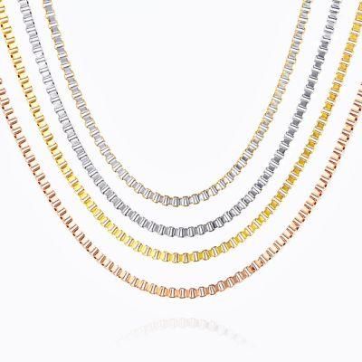 Stainless Steel Fashion Jewelry Anklet Bracelet Necklace for Hip Hop Men Handcraft Charm Design