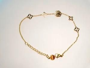 Stainless Steel Bracelet 18K Gold for Woman