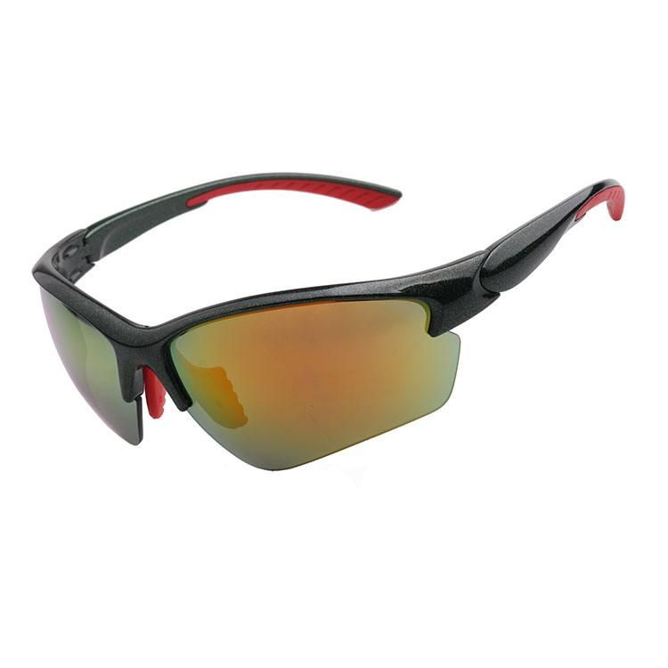 2019 Half Frame Sports Sunglasses with Rubber