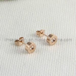 Rose Gold Stainless Steel Earrings (SE026)