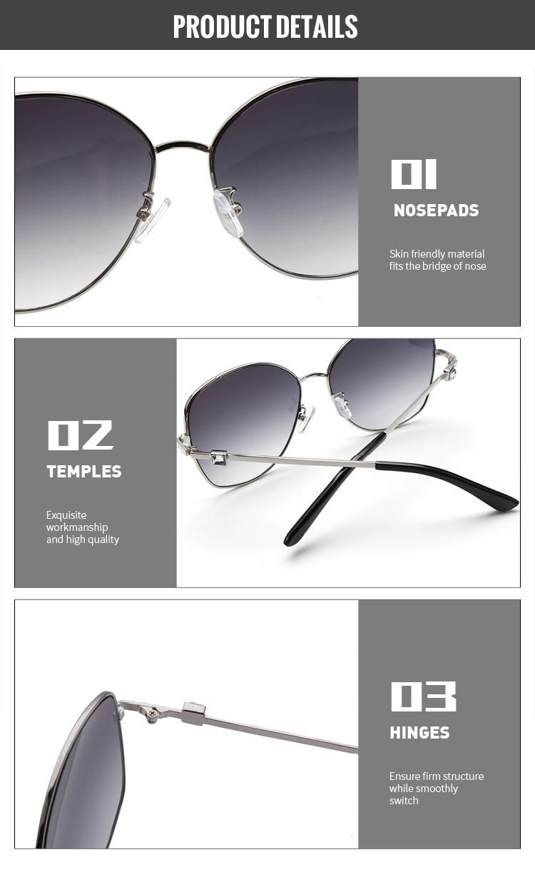 2022 Fashion Oversize Women Sunglasses 2021 Diamond Metal Lady Sunglasses Big Frame