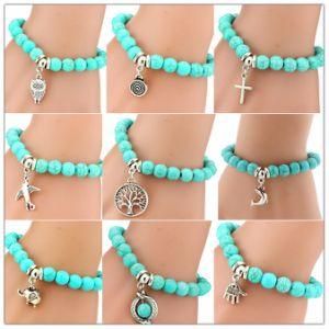Cross Tree Snake Owl Hand Pendant Charm Bracelet