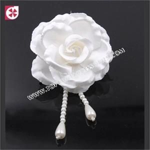 Women Wedding Floral Pearl Hair Clips Brooch Pin