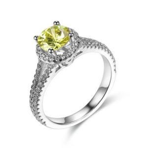 Fashion Costume Jewellery Citrine Gemstone Ring