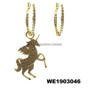 Fashion Jewelry/Factory Earring/Silver/14K 18K Gold Plated