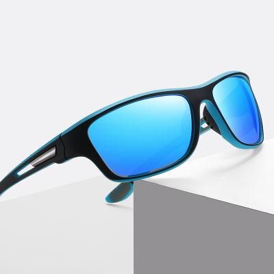 Fashion Sports Sunglasses PC Frame Polarized Lens with Colorful Mirror Sunglasses