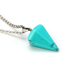 Ebay Hotsale Pendant Natural Stone Crystal Necklace Jewelry