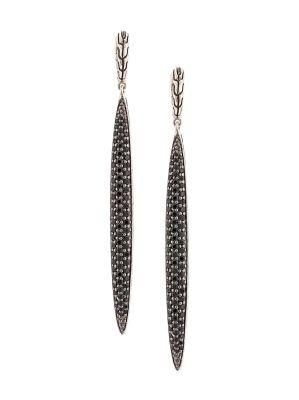 Fashion Simple Crystal Thin Long Earrings Jewelry