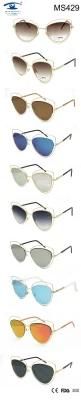 Beautiful Design Super Quality Women Metal Sunglasses (MS429)