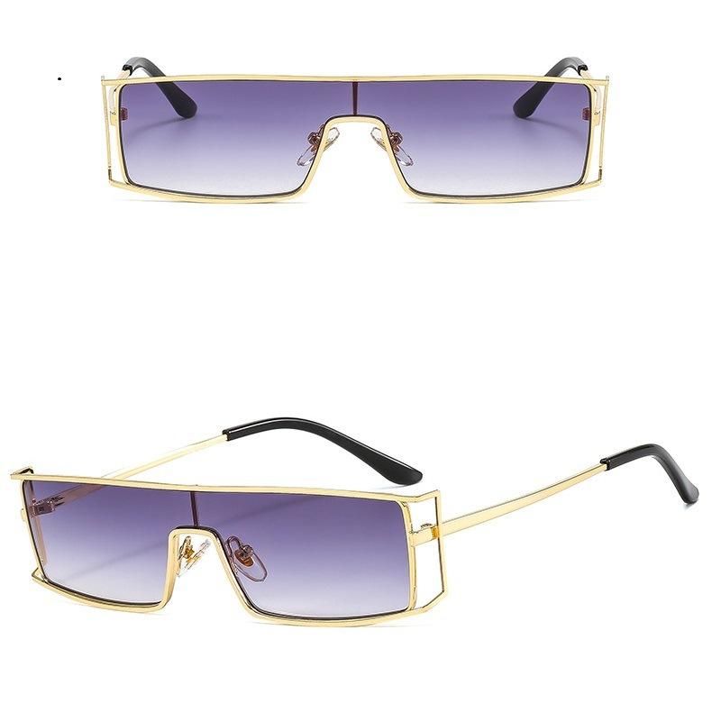 2022 Metal Frame One Piece Sunglasses Punk Sunglasses
