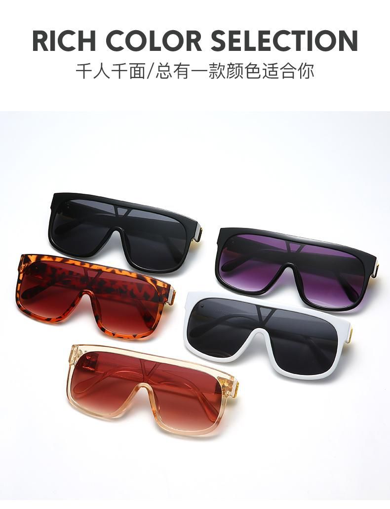 Sunglasses One Piece Fashion Sunglasses Big Frame Personalized One-Piece Goggles