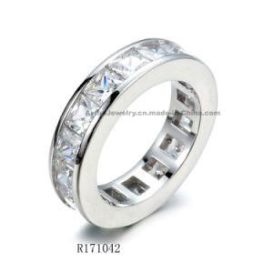 New Fashion Channel Set Silver Ring