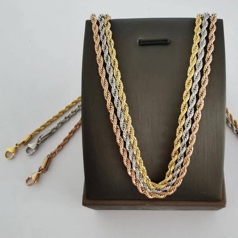 Fashion Jewelry Necklace Design Making Hot Sale Rope Chain